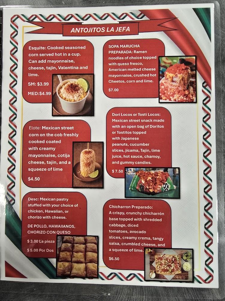 La Jefa Menu image 3
