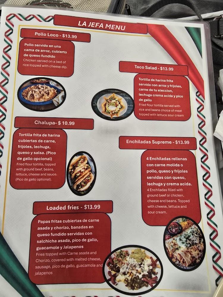 La Jefa Menu image 4